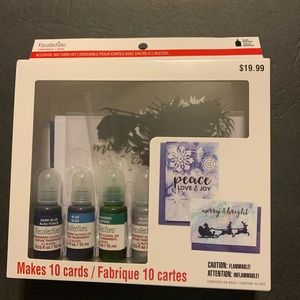 - - Recollections Christmas ink card kit New Arts & Crafts